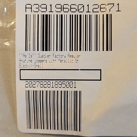 NWOT Quacker Factory Anytime Joggers Sz XS - Picture 9 of 10